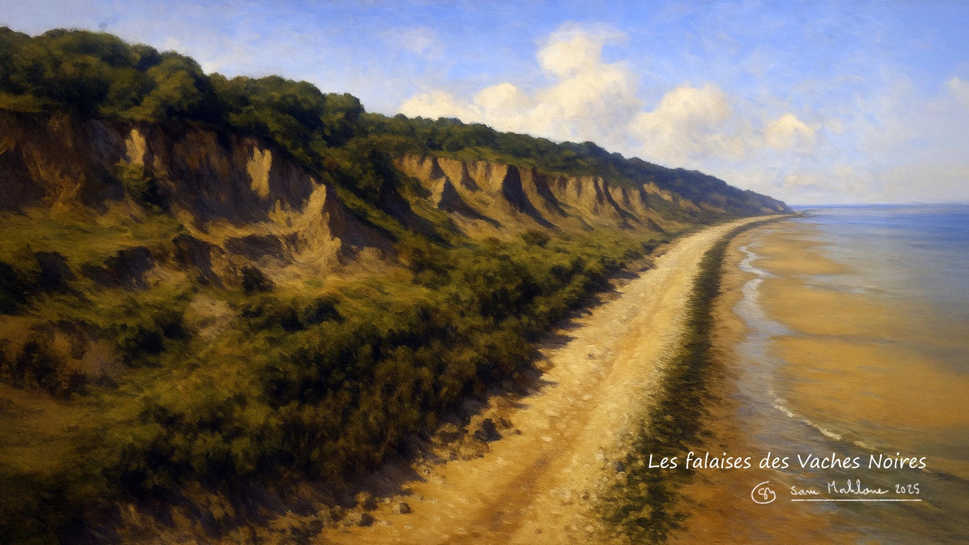 Les falaises des Vaches Noires, sédiments d'un ancien fond marin